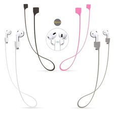 QYTOJQX Airpods Strap Magnetic Cord Anti-Lost Leash Sports String, 4 Black