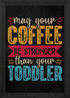 Kaffee Vintage Retro Kunst Gerahmtes Wandbild Poster Leinwanddruck Bild
