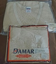Vintage 1971 DAMART Thermolactyl Women's Thermal Pajamas Made In England Rare