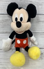 Disney Mickey Mouse Red Shorts Just Play Mini Plush Stuffed Animal 10" GUC