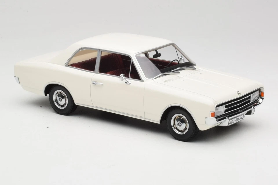 107047001 Opel Rekord C Saloon White Minichamps 1:18 - Immagine 4 di 4
