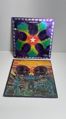 STEPPENWOLF The Second & 7 Vinyl LP Record Bundle Good w Inner