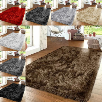 Flauschige Große Shaggy Teppiche Antirutsch Schlafzimmer Wohnzimmer Küche Teppich Fußmatten