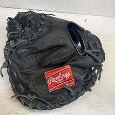Rawlings RCM30TMD Baseball Catchers Mitt RHT Black Leather LiTe Toe