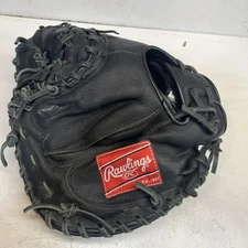 Rawlings RCM30TMD Baseball Catchers Mitt RHT Black Leather LiTe Toe
