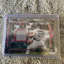 2022 Panini National Treasures - Field Gear Connor Seabold #FG-CS /99 (MEM, RC)