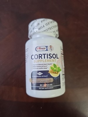 New/Sealed Alliwise Cortisol Supplement 60 Capsules EXP: 02/2027 Free Ship