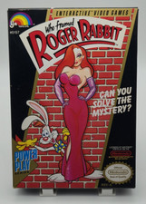 Who Framed Roger Rabbit NES Nintendo Complete in Box CIB with Rare Poster!
