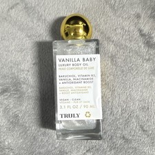 TRULY Vanilla Body Oil Bakuchiol Vitamin B3 Niacinamide Vegan Clean 3.1 fl oz