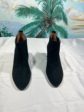 Women s Suede Boot Black With Zipper Vionic S...