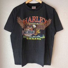Vintage Harley Davidson Eagle Biker Men  s Large T-shirt 90s Made In USA