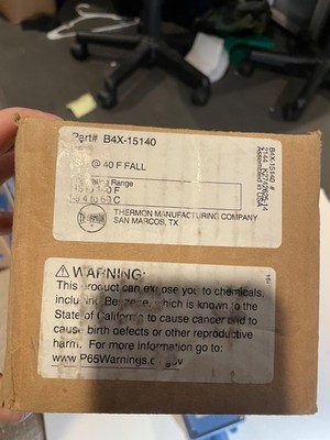 NEW  THERMON B4X-15140 Heat Tracing Thermostat HEAT TRACE 15 TO 140F  -9.4 TO 60