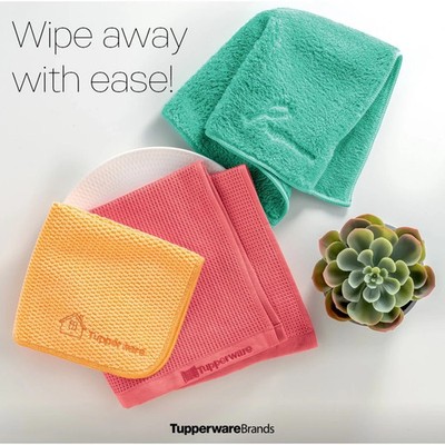 Tupperware Microfiber Cleaning Towel Set (3pcs) | Dust | Multi-Purpose | Window