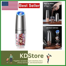 Automatic Stainless Steel Salt  Pepper Grinder Set
