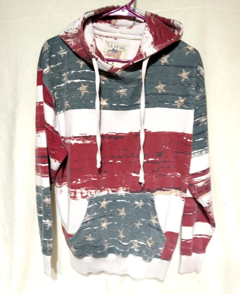 Sweatshirt with shop american flag