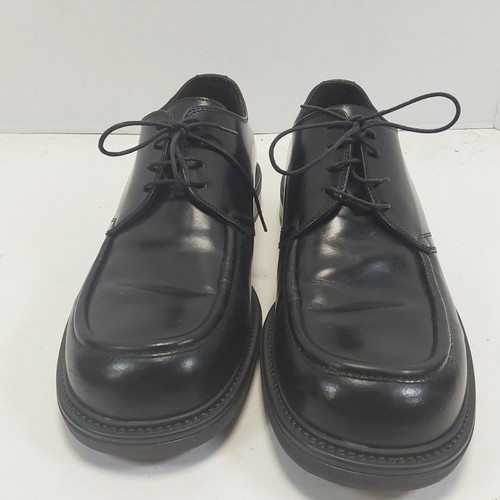 Mens Dockers Black Work Oxfords Stain Defender Shoes Size 10M New - Picture 3 of 8