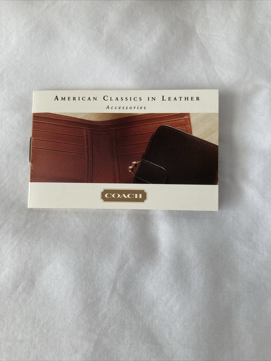 新品 VINTAGE COACH CLASSIC KEY FOB オールドコーチ Vintage Coach Men's Black Polished Calfskin Key Fob - New In