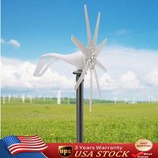 Wind Turbine Generator Kit 600W 12V with 8 Bl...