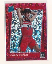 COREY KISPERT 2021-22 DONRUSS OPTIC FAST BREAK RED RC 15/85 *WASHINGTON WIZARDS*