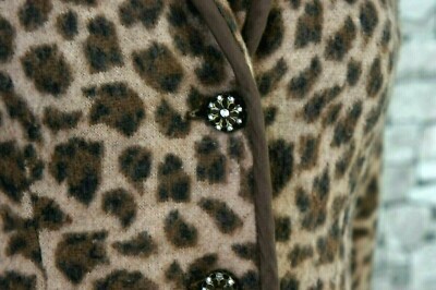 TALBOTS DAMEN WOLLE FEST ABEND PARTY LEO JACKETT BLAZER SCHMUCKKNÖPFE S
