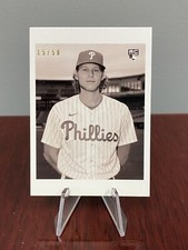 2021 Bowman Transcendent VIP Party Alec Bohm 1948 Redux Phillies /50 ABV-1948 RC