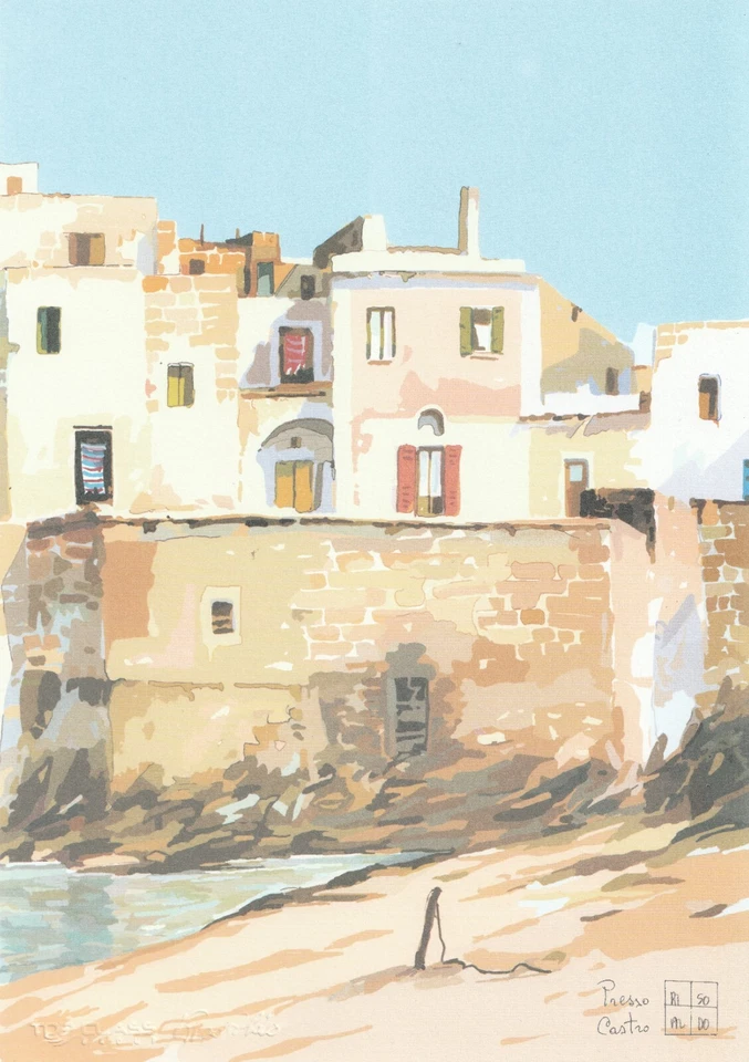 Lotto 1, 10  Serigrafie di Aldo Riso, cm.30x21 firmata dall'artista - Immagine 2 di 4