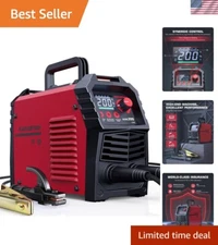 ARCCAPTAIN 200A TIG ARC Welder with Large LED Display - Lightweight & Portable