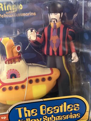 The Beatles Yellow Submarine John with Glove and Love Base Spawn