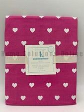 Pottery Barn Kids Heart Organic Percale Toddler Duvet One Size Pink A1330