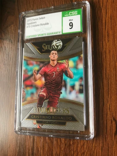 2015 PANINI SELECT SOCCER #15 CRISTIANO RONALDO CSG 9 MINT EQUALIZERS PORTUGAL
