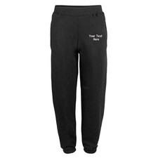 Personalised Embroidered Just Hoods Awdis College Cuffed Sweatpants Sports