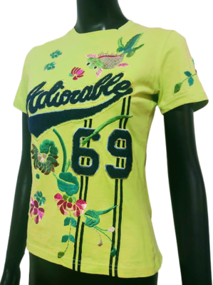 トップス Christian Dior 69 Adiorable Top Galliano Dior Long Sleeve Top Size S: Adorable 69 Embroidery
