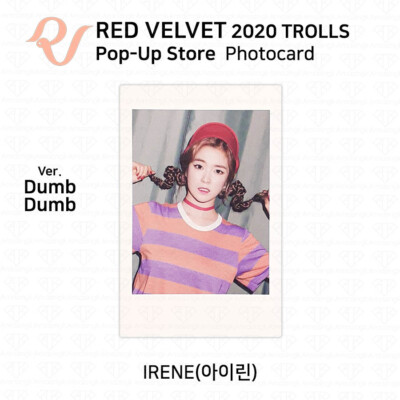 RED VELVET Trolls Pop Up Store Irene Photocard Dumb Dumb Power Up