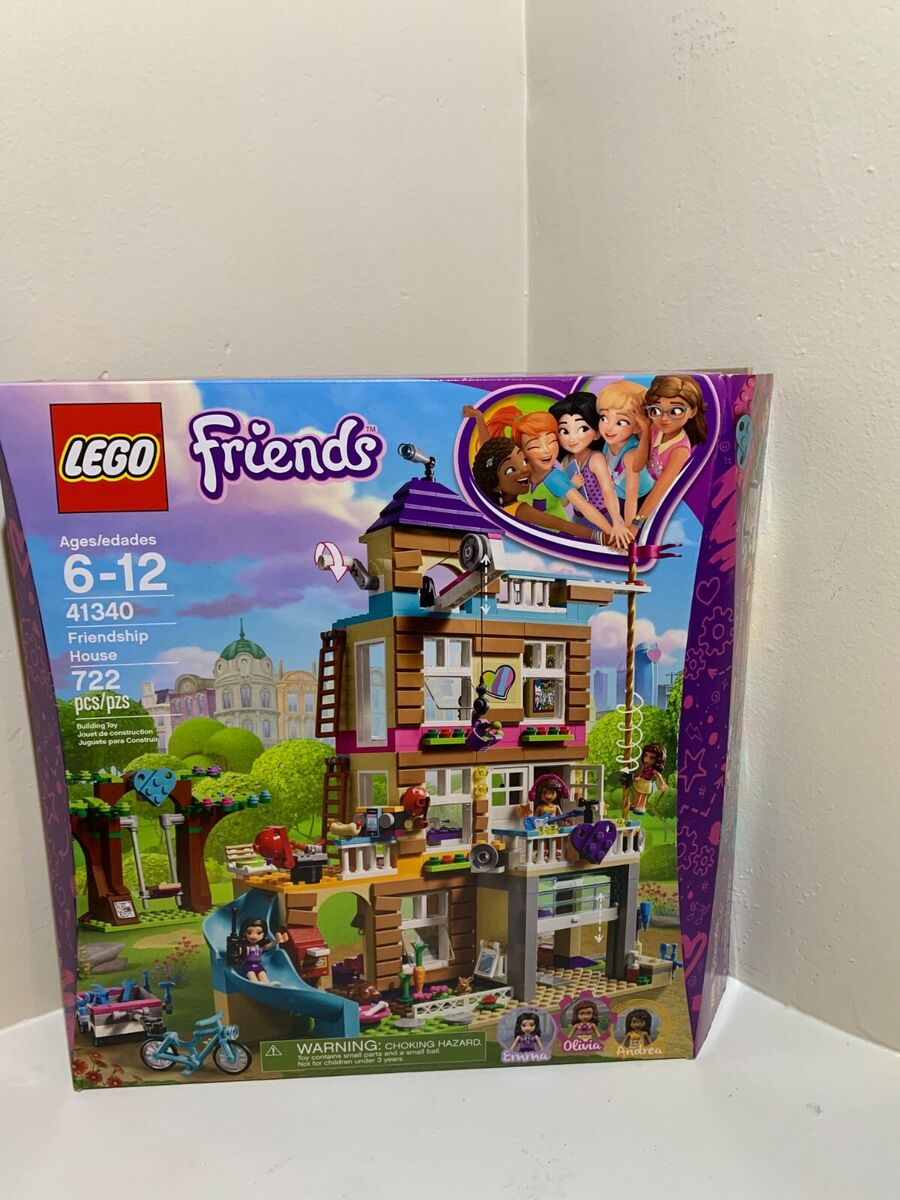 LEGO Friends Friendship House 41340 4-Story Building Set (722 Pieces) 