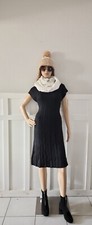 calvin klein womens sheath dress black Knit Size L Used