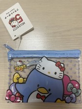Hello Kitty 50th Anniversary Sanrio Daiso Flat Pouch japan AccessoryCase