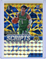 2020-21 Panini Mosaic Tyrell Terry Gold Rookie Scripts Auto #RS-TYT Mavs RC
