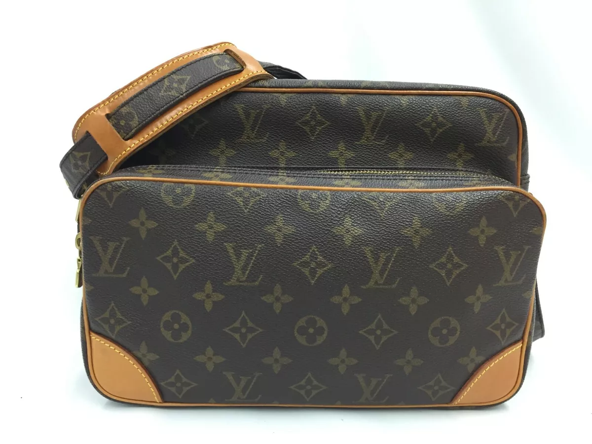 Auth Louis Vuitton Vintage Monogram Nile Shoulder Bag 0L240100n"