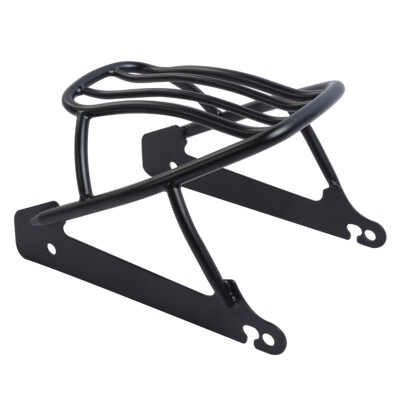 Black Solo Luggage Rack Fit For Harley Dyna Street Bob Super Glide 06-2017 2007