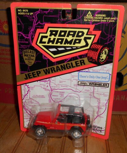 Vintage 1995 Road Champs Jeep Wrangler Sport Utility Red w/ Hitch Sealed |  eBay