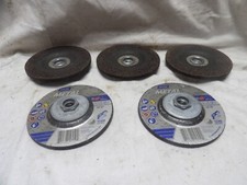 Norton Metal 4-1/2"x1/4"x5/8"-11 13,580 Max rpms Grinding Wheels qty of 5 