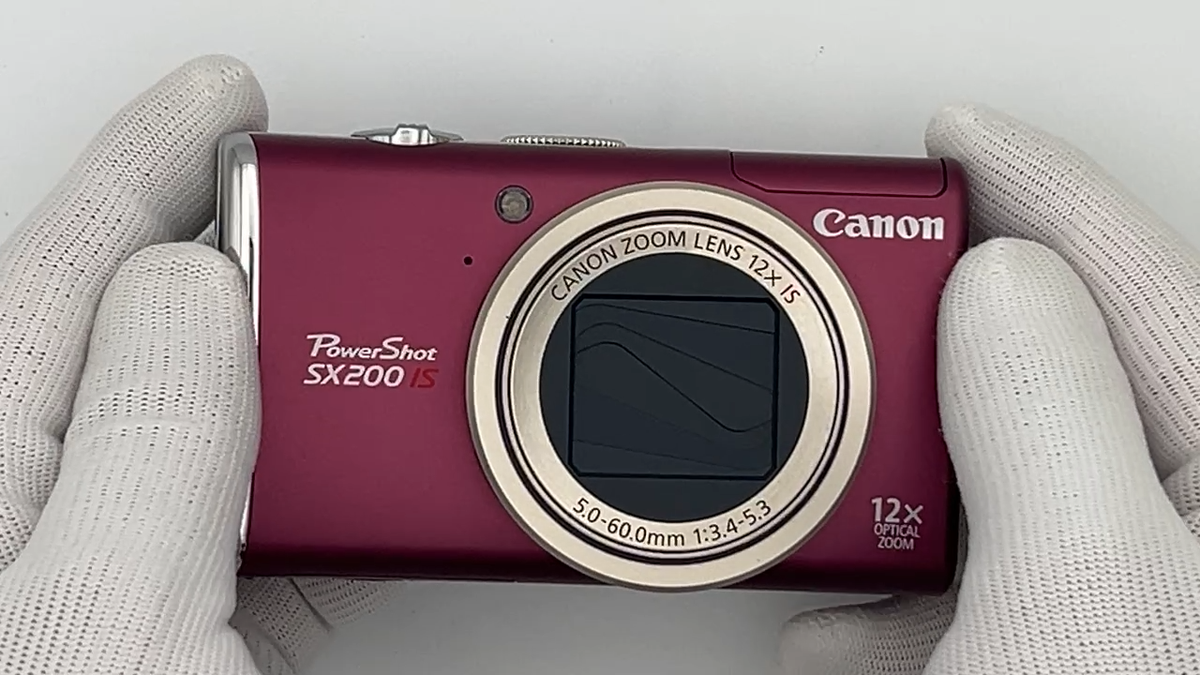 Canon PowerShot SX200 IS Red 12.1MP Compact Digital Camera Canon PowerShot SX200 IS Red 12.1MP Compact Digital Camera