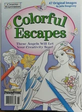 Creative Expression Colorful Escapes Vol 6 Adult Coloring Book FREE SHIPPING sb