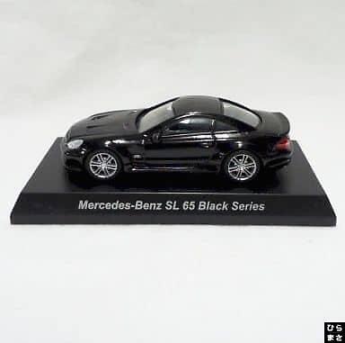 AMG SL65 ブラック ミニカー 1/64 Mercedes-Benz SL65 Black Series (Black) 