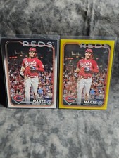 2024 TOPPS UPDATE NOELVI MARTE DEBUT BASE/ YELLOW BORDER