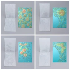 3D Embossing Folders Flower Leaf Stencils DIY Scrapbooking Embossing Craft