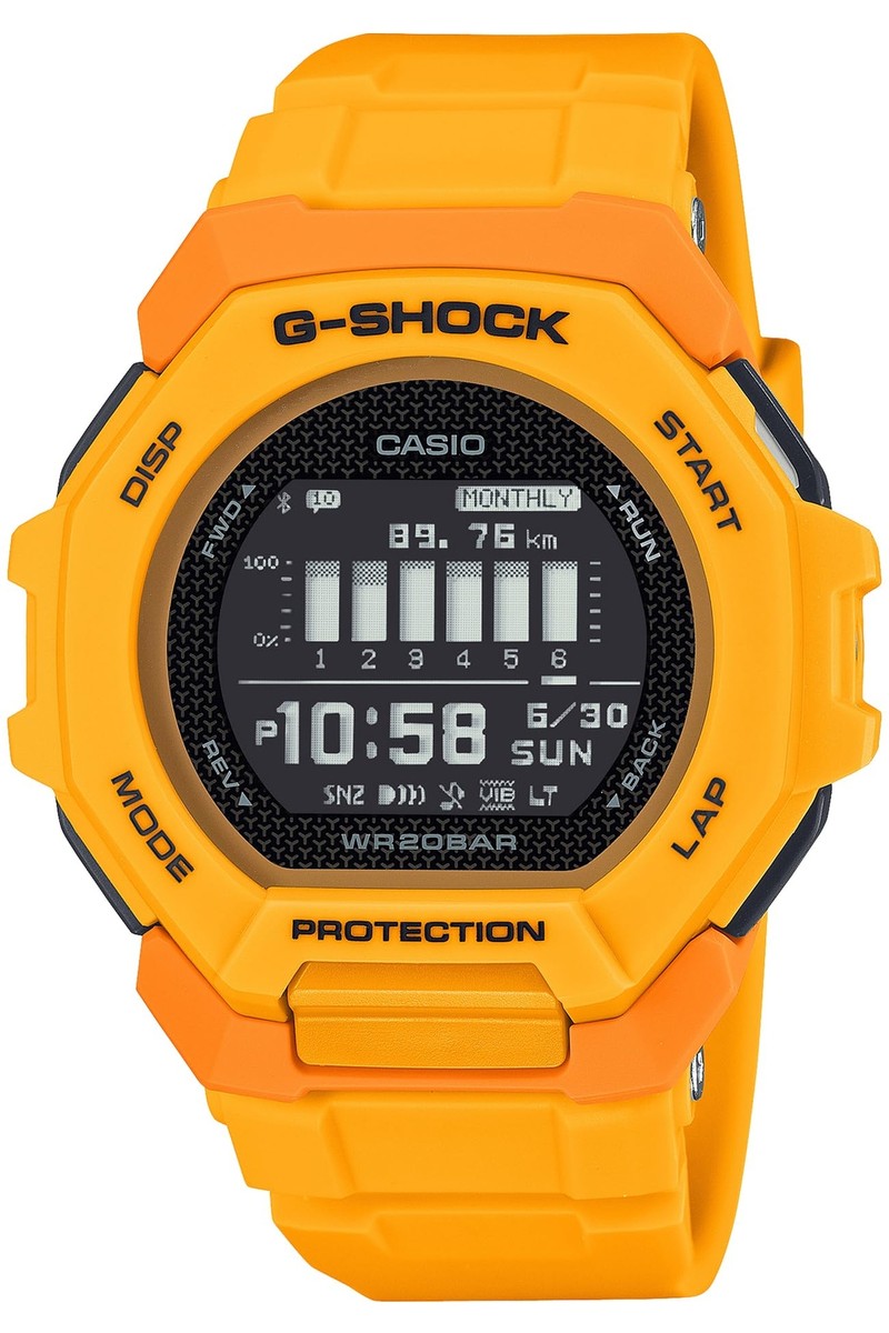 Casio G-SHOCK GBD-300-9JF G-SQUAD Step Tracker Bluetooth Training