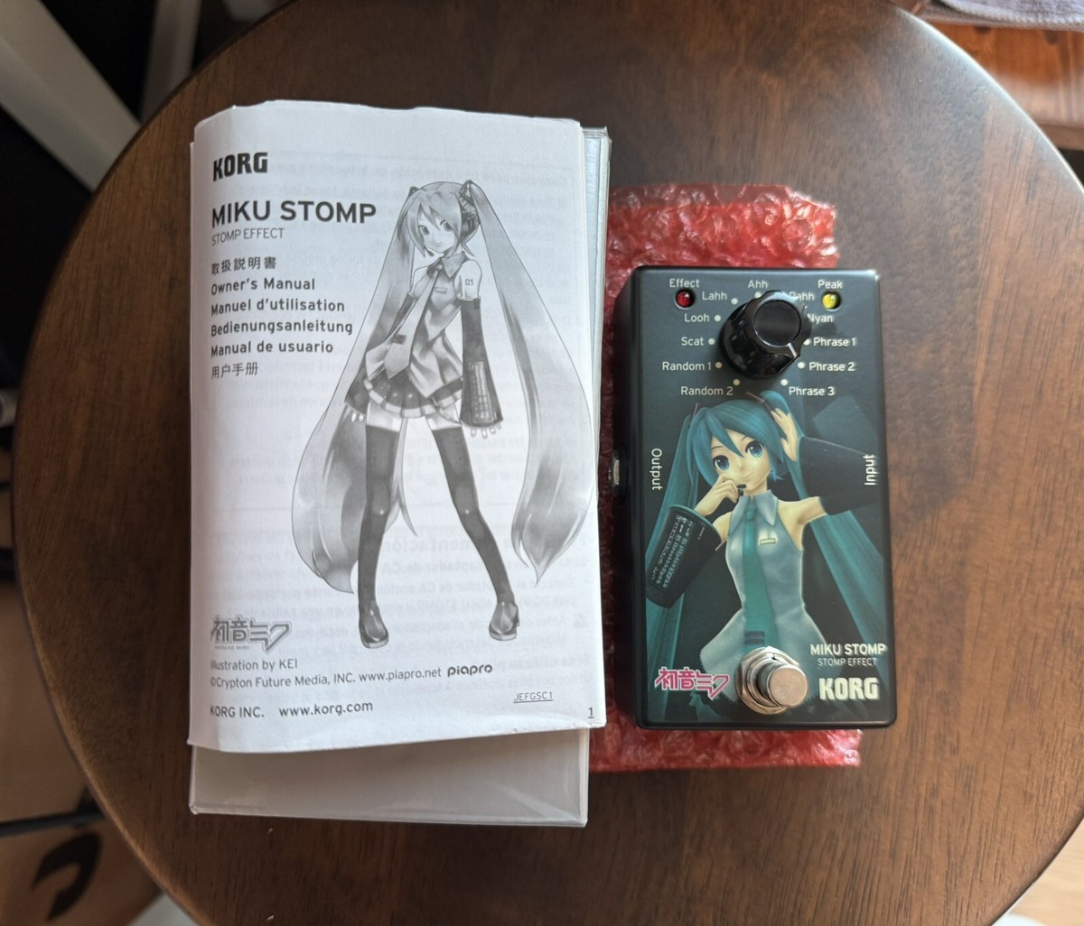 ギター MIKU STOMP Amazon.com: Korg Miku Stomp Vocaloid Guitar Effects Pedal