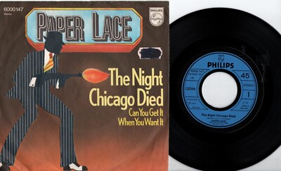 Paper Lace -  The Night Chicago Died (1974) - 7'' Single (2)