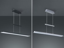 Große LED Pendelleuchten schmale Esszimmerlampen hängend Esstisch Küchenleuchten